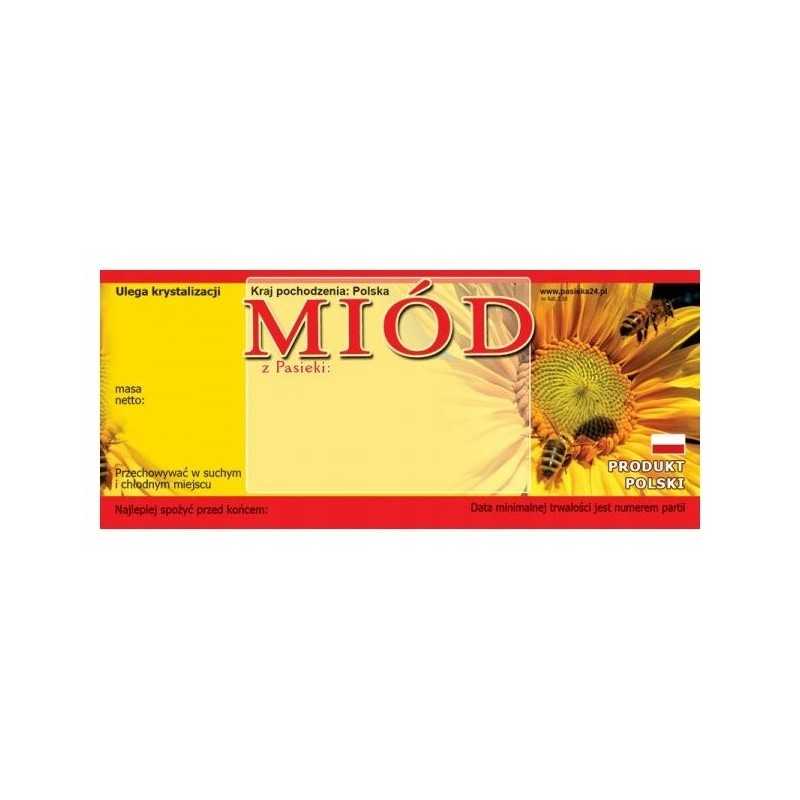 Medaus lipduko etiketė 116x50mm (100 vnt) e10