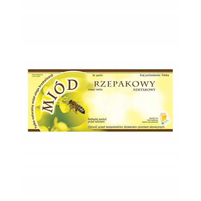 Medaus lipduko etiketė 116x50mm rz 100vnt e1004