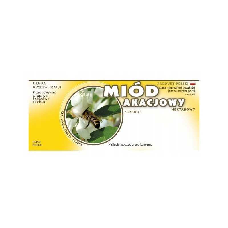 Medaus lipduko etiketė 116x50mm ak 100vnt e1105