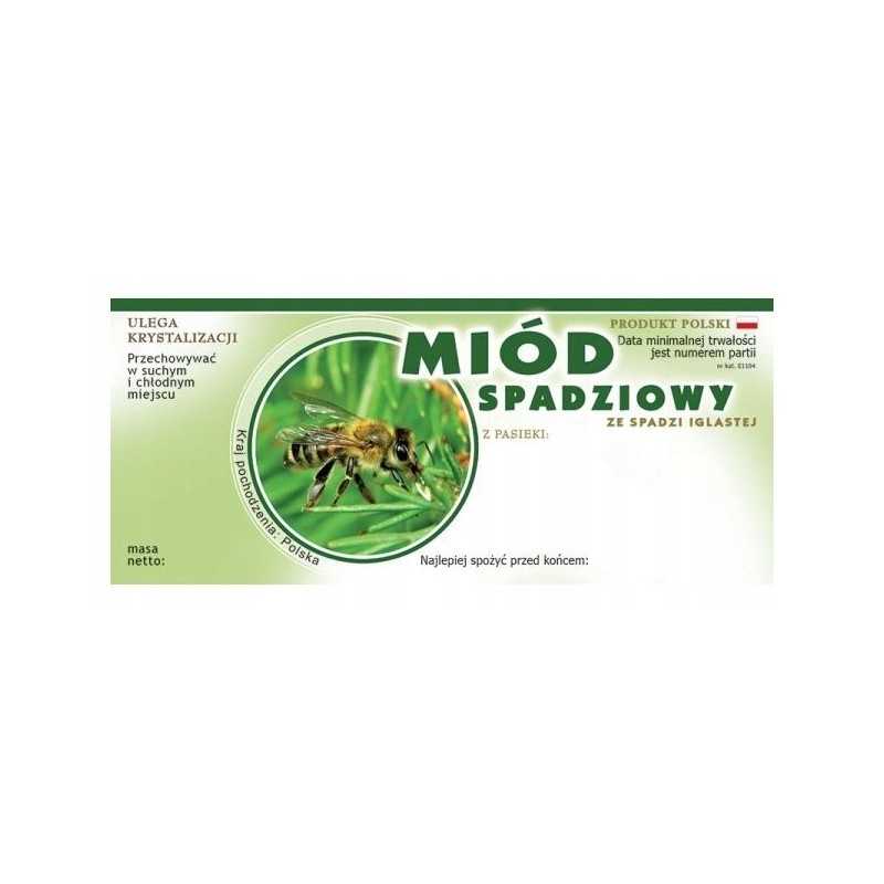 Medaus lipduko etiketė 116x50mm sig 100vnt e1104