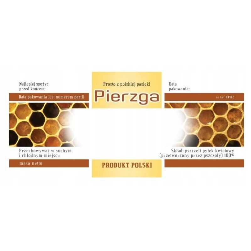 Bičių duonelės lipdukas etiketė 50 vnt epie2