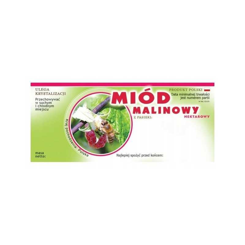 Medaus lipduko etiketė 116x50mm mal 100vnt e1115