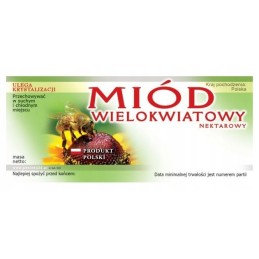 Medaus lipduko etiketė 116x50mm wl (100vnt) e19