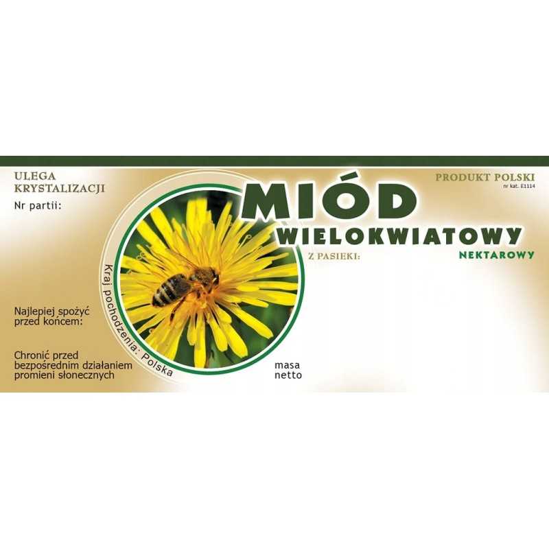 Etiketės daugiažiedžiui medui (100 vnt.), raštas E1114