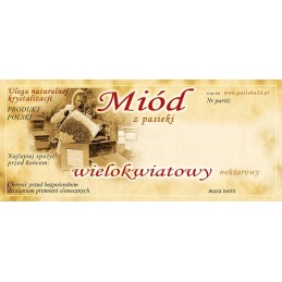 Kelių žiedų medaus etiketės (100 vnt) - e33