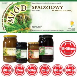 Lipčiaus medaus etiketės (100 vnt) e1009