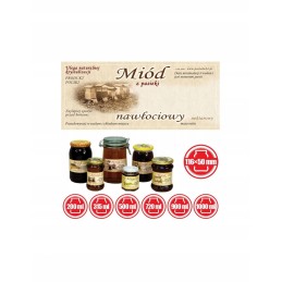 Etiketės auksarankio medui (100 vnt) - E1012 raštas