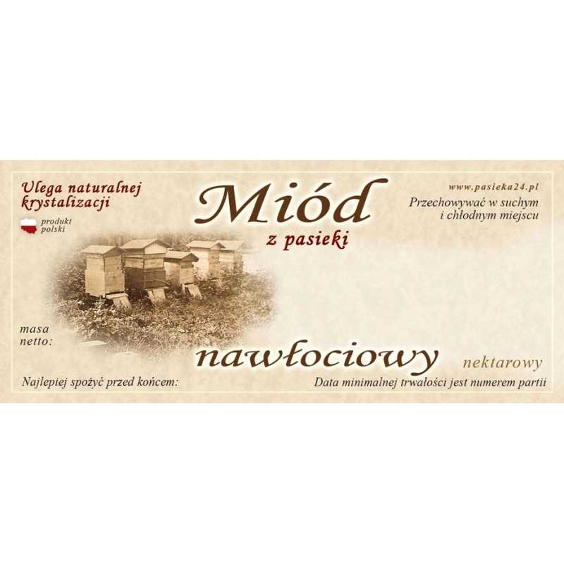 Goldenrod medaus etiketės 116x50 (100 vnt) -e1012