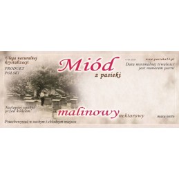 Aviečių medaus etiketės 116x50 (100 vnt) - e1029