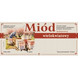 Etiketės daugiažiedžiui medui (100 vnt) - raštas E270