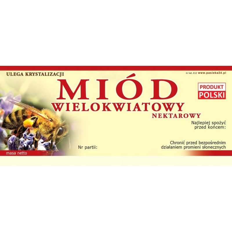 Etiketės daugiažiedžiui medui (100 vnt) - e12 raštas