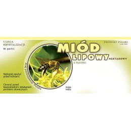 Liepų medaus etiketės – e1101 raštas