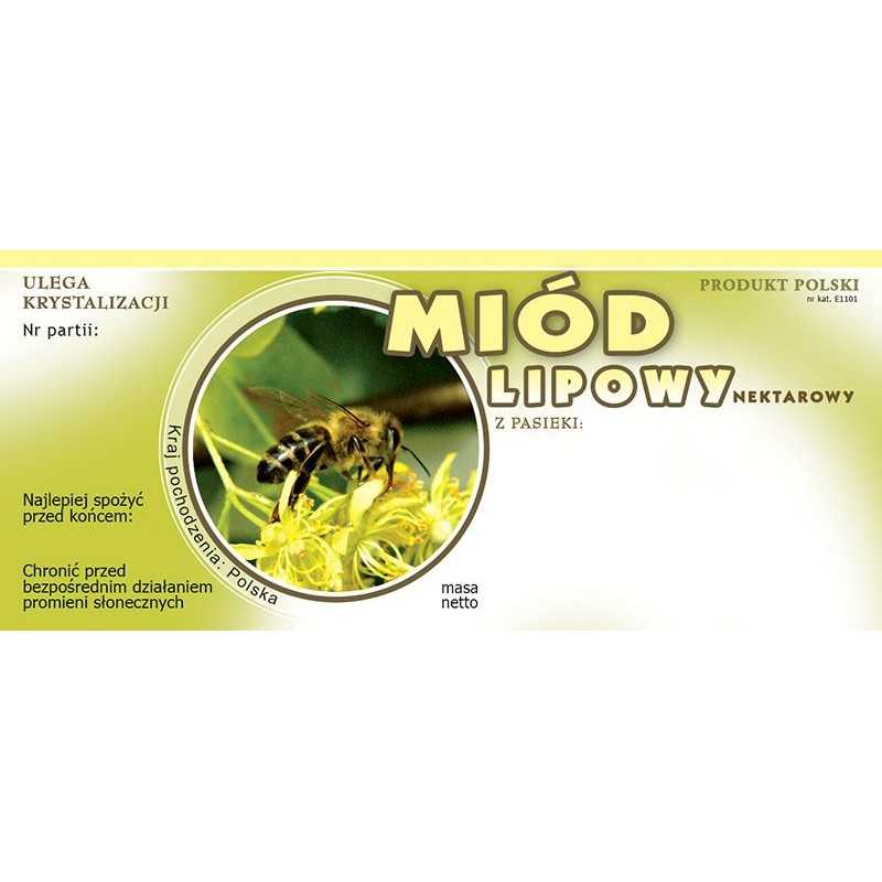 Liepų medaus etiketės – e1101 raštas