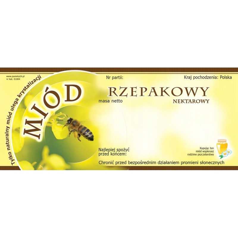 Rapsų medaus etiketės (100 vnt) - e1004