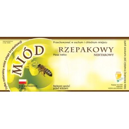 Rapsų medaus etiketės (100 vnt) - e1004