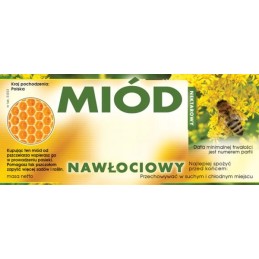 Etiketės auksarankio medui (100 vnt) - E1033 raštas