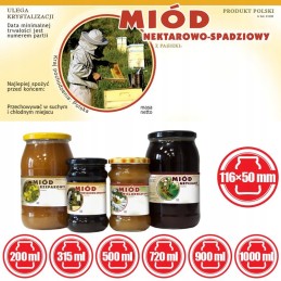 Nektaro ir lipčiaus medaus etiketės - e1108