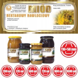 Goldenrod medaus etiketės 116x50 (100 vnt)-e1238