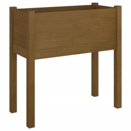 Vidaxl dārza pods medus brūns 70x31x70 cm priedes koks