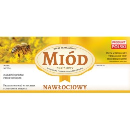 Goldenrod medaus etiketės (100 vnt) - e1259