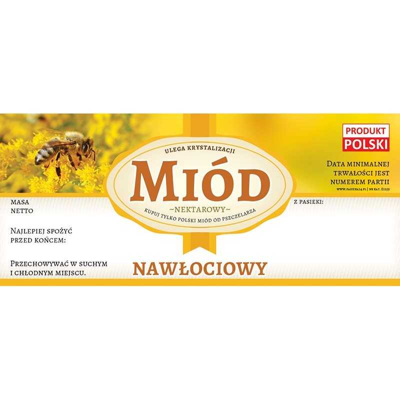 Goldenrod medaus etiketės (100 vnt) - e1259