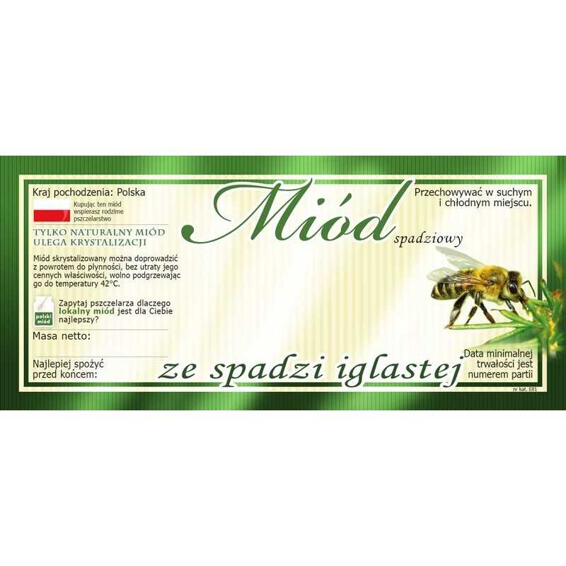 Lipčiaus medaus etiketės (100 vnt) - e81