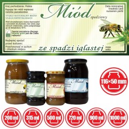 Lipčiaus medaus etiketės (100 vnt) - e81