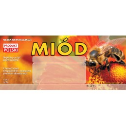 Medaus etiketės - universalios (100 vnt) - E8 raštas