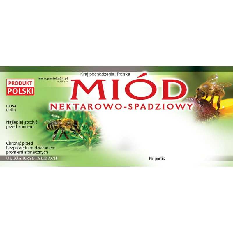 Nektaro ir lipčiaus medaus etiketės (100 vnt) - e18