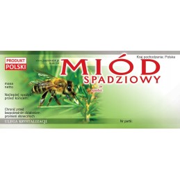 Lipčiaus medaus etiketės (100 vnt) - E16 raštas