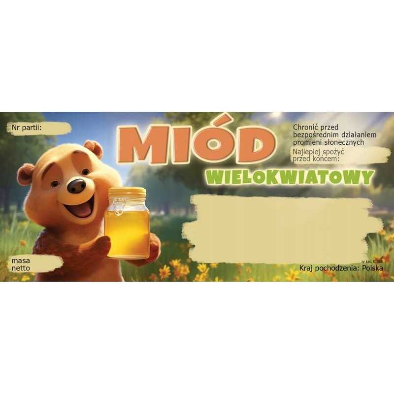 Etiketės daugiažiedžiui medui (100 vnt) - raštas E1368