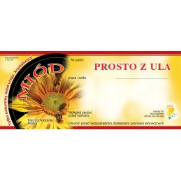 Medaus etiketės tiesiai iš avilio (100 vnt) - E89 raštas