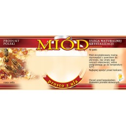 Medaus etikečių pakuotė - universali (100 vnt) e59