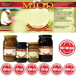 Etiketės daugiažiedžiui medui (100 vnt) - raštas E50