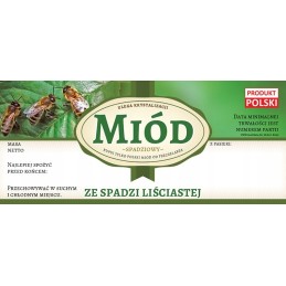 Lipčiaus medaus etiketės - e1256