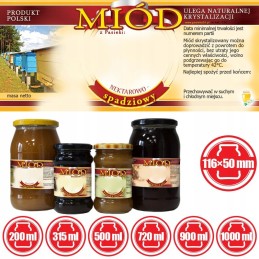 Nektaro ir lipčiaus medaus etiketės (100 vnt) -e56