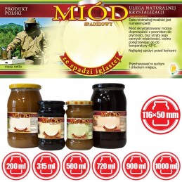 Lipčiaus medaus etiketės (100 vnt) -e57