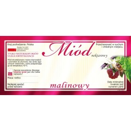 Aviečių medaus etiketės 116x50 (100 vnt) - e1023