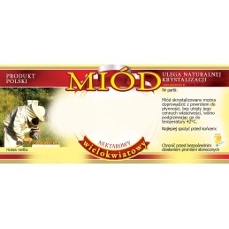 Etiketės daugiažiedžiui medui (100 vnt) - E49 raštas