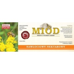 Etikečių pakuotė auksarankio medui 154x60 (100 vnt.)