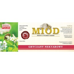 Pakelis grikių medaus etikečių 154x60 (100 vnt.)