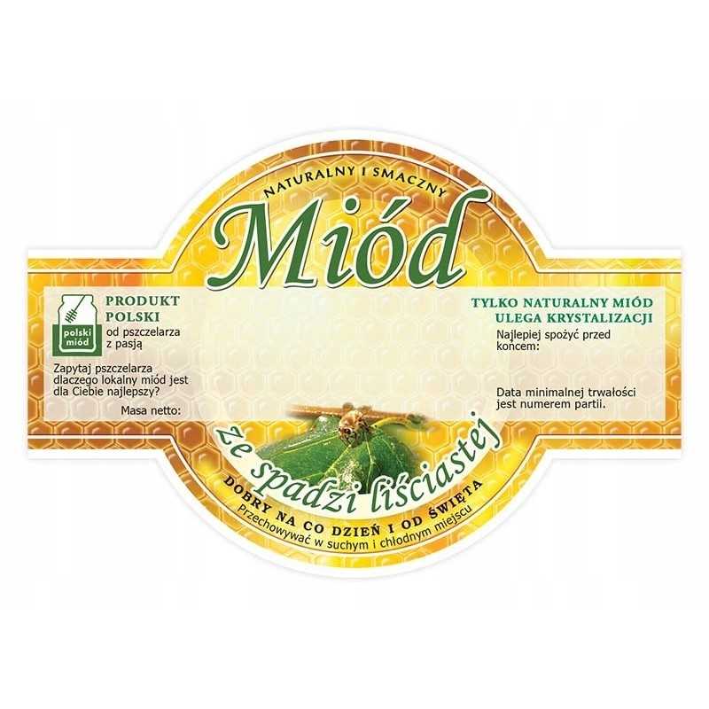 Apvalių lipčiaus lapų etikečių pakuotė (100 vnt.)