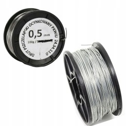 Cinkuota viela bičių rėmams 0,5 mm - 500g