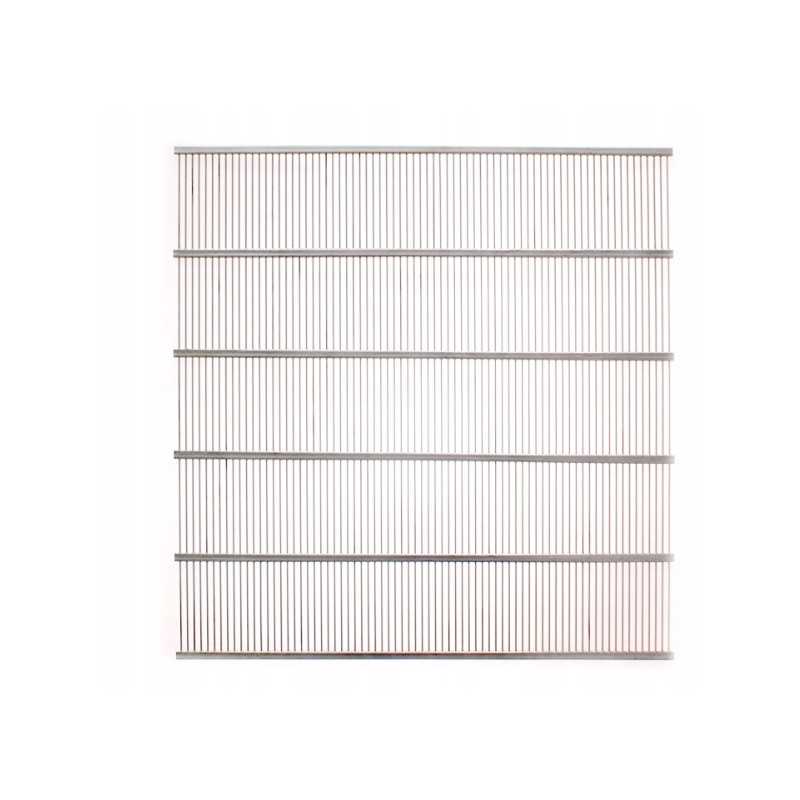 Horizontalios metalinės pertvaros grotelės 375 x 475 mm