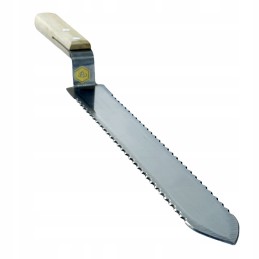 ilgas bitininkystės peilis – dantytas iš abiejų pusių