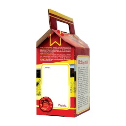 Dėžutė vienam 0,9 l indeliui su medumi - raštas p1d