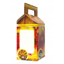 Dekoratyvinė dėžutė 1 indeliui medaus 900 ml 10 vnt p1b