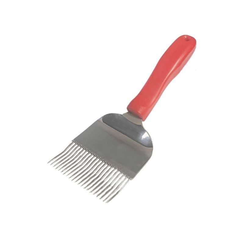 Vidutinio sulenkimo šakių dangtelių atsukimo įtaisas su 19 adatų