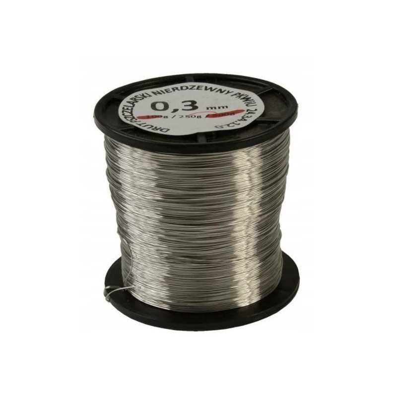 Bitininkystė rėmams 0 3mm 0 250g, nerūdijantis