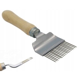 Tiesios šakės dangtelių atplėšimo mašina su medine rankena, 4200 raštas